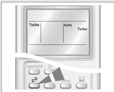 SAMSUNG AQV18MWAN - Sélection de la fonction turbo - 2