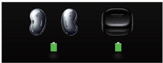 SAMSUNG BUDS LIVE SM-R180 - Vérifier le niveau de batterie - 1