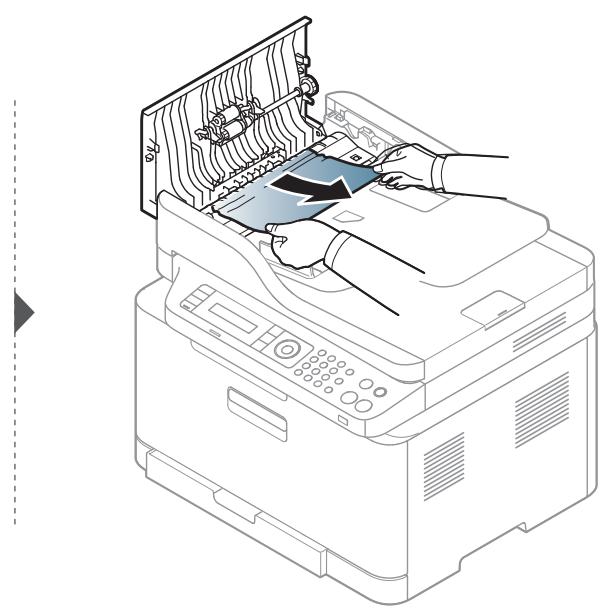 SAMSUNG C48X - Bourrage du papier d'origine devant le scanner - 3