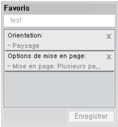 SAMSUNG C48X - Utilisation d'un réglage favori - 1