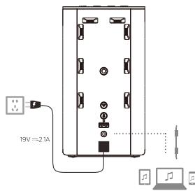 PHILIPS TAW6205 - Écoute d'un appareil externe - 1