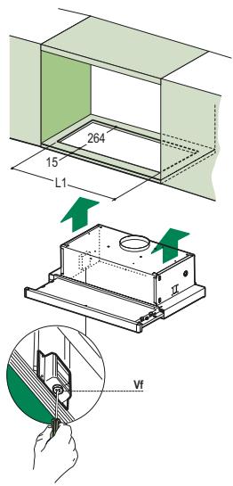 FRANKE TELESCOPIC FTC 932 XS - MONTAGE AVEC FIXATION PAR ENCLIQUETAGE - 1