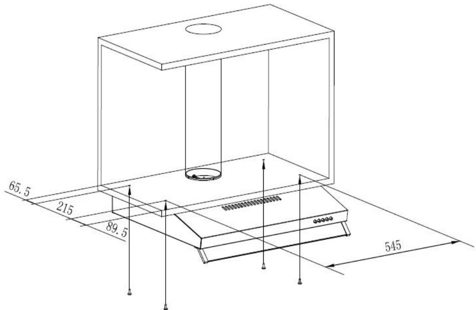 OCEANIC OCEAHC202SB - INSTALLATION (Fixation au-dessous d'un placard) - 1
