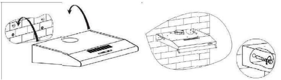 OCEANIC OCEAHC202SB - INSTALLATION (Fixation murale) - 2