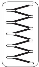 AEG-ELECTROLUX 400 - Réglage de la tension du fil d'aiguille pour un point zigzag - 2