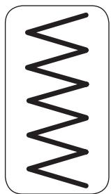 AEG-ELECTROLUX 400 - Réglage de la tension du fil d'aiguille pour un point zigzag - 4