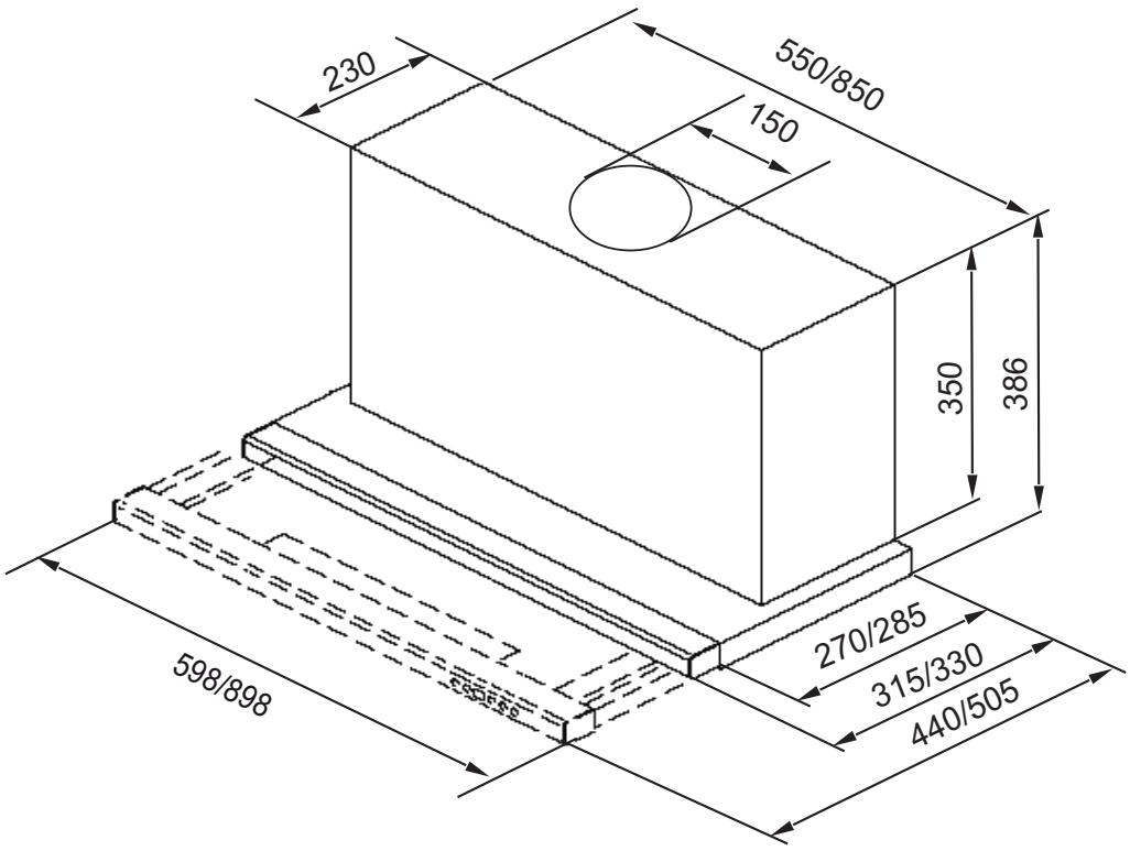 ORANIER 5EL - Abmessungen 5EL-60 / 5EL-90 - 1