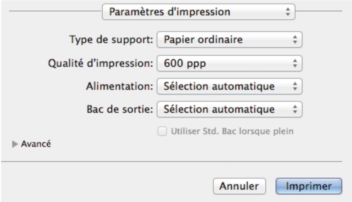 BROTHER HL-L5100DNT - Paramètres d'impression - 1
