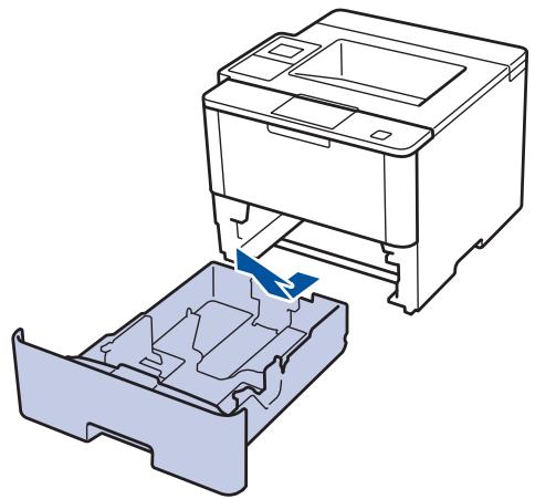 BROTHER HL-L5100DNT - Charger et imprimer du papier ordinaire, à en-tête, coloré, fin ou recyclé à partir du bac à papier - 1