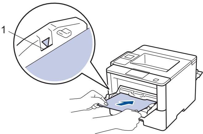 BROTHER HL-L5100DNT - Charger et imprimer du papier épais et des étiquettes à partir du bac universel - 6