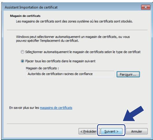 BROTHER HL-L5100DNT - Installer le certificat auto-signé pour les utilisateurs Windows® munis de droits d'administration - 10