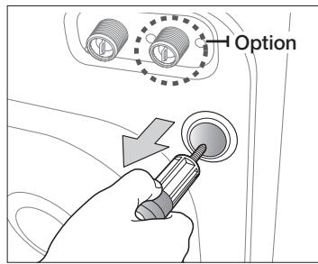 SAMSUNG WD 0804 W8E - Enlever les vis de transport - 2