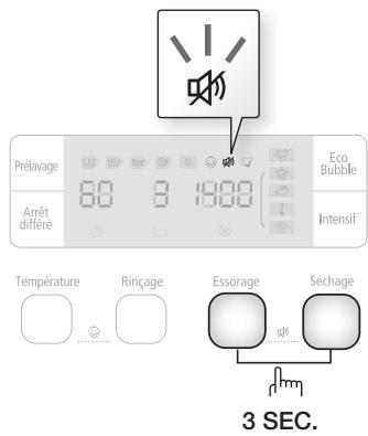 SAMSUNG WD 0804 W8E - Son désactivé - 1