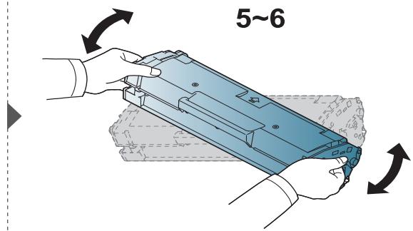 SAMSUNG SL-M2026 - Remplacement de la cartouche de toner - 4