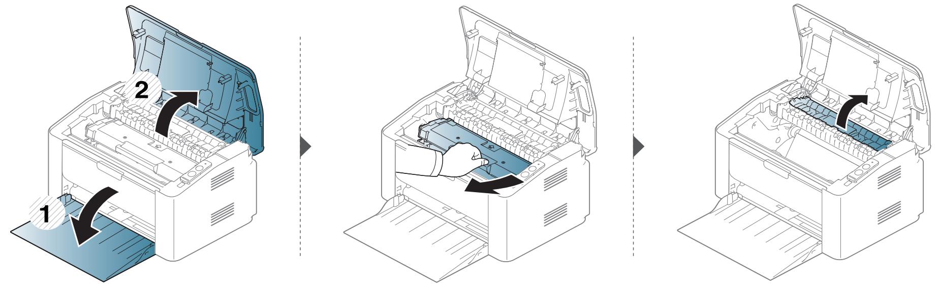SAMSUNG SL-M2026 - Résolution des bourrages papier - 1