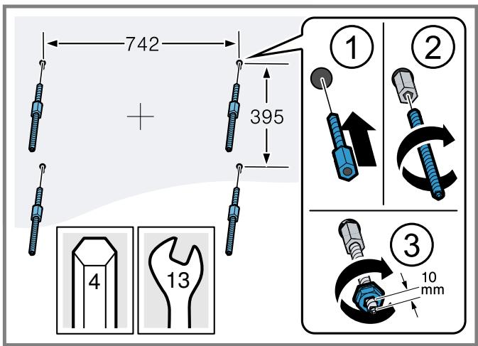 BOSCH DRR16AQ20 - Préparer le plafond - 1