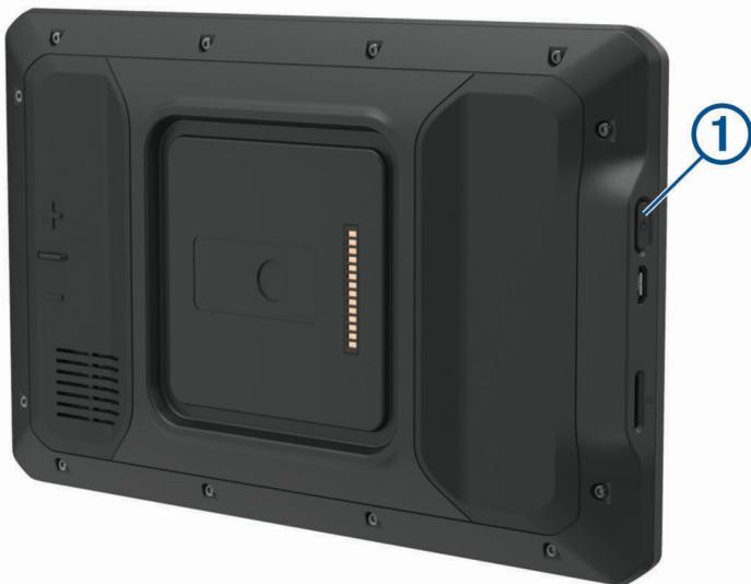 GARMIN GPS CAMPING CAR CAMPER 1090 - Mise sous/hors tension de l'appareil - 1