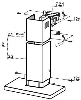 FRANKE FORMAT FDF 9557 XS - Cheminée inférieure - 1