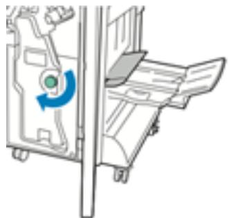 XEROX C9000V - Résolution des incidents papier dans le bac de la plieuse/brocheuse - 1
