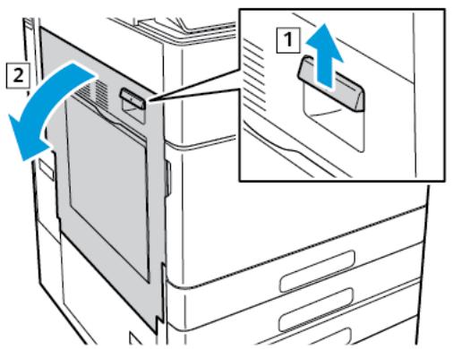 XEROX C9000V - Résolution des incidents papier au niveau de la porte a - 3
