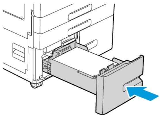 XEROX C9000V - Chargement du papier dans les magasins 3 et 4 du module tandem - 6