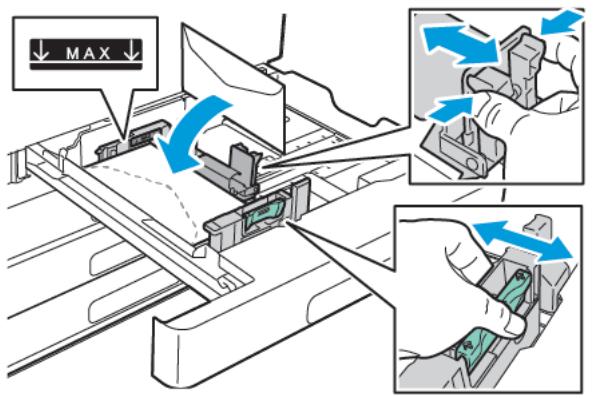 XEROX C9000V - Chargez les enveloppes dans le magasin. - 1