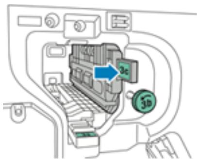 XEROX C9000V - Résolution des incidents papier dans la zone 3C du module de finition BR - 3