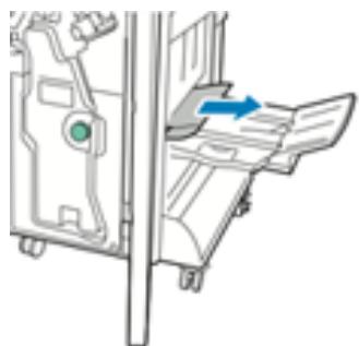 XEROX C9000V - Résolution des incidents papier dans le bac de la plieuse/brocheuse - 2