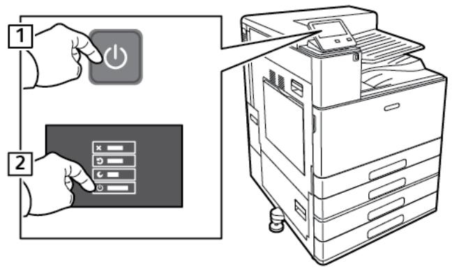XEROX C9000V - Retrait de l'adaptateur réseau sans fil - 1