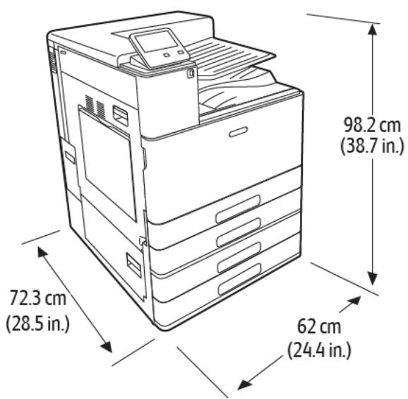 XEROX C9000V - Modèle de base avec module à deux magasins ou module tandem - 1