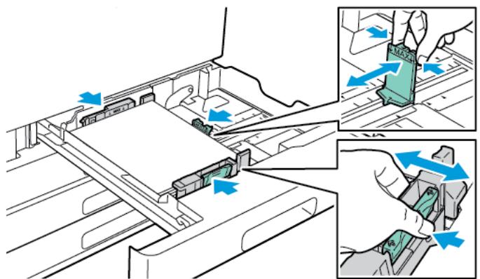 XEROX C9000V - Chargement du papier dans les magasins 1 à 4 - 8