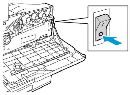 XEROX C9000V - Retrait de l'adaptateur réseau sans fil - 2