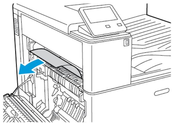 XEROX C9000V - Résolution des incidents papier au niveau de la porte a - 9