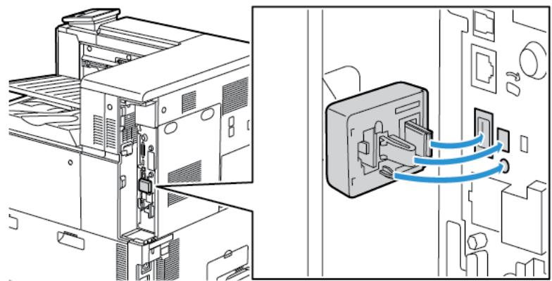 XEROX C9000V - Installation de l'adaptateur réseau sans fil - 4