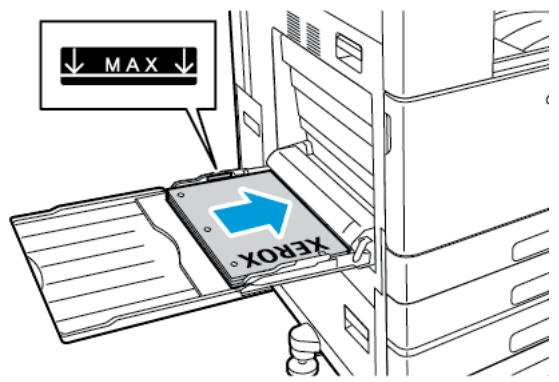 XEROX C9000V - Chargement du papier dans le département manuel - 8