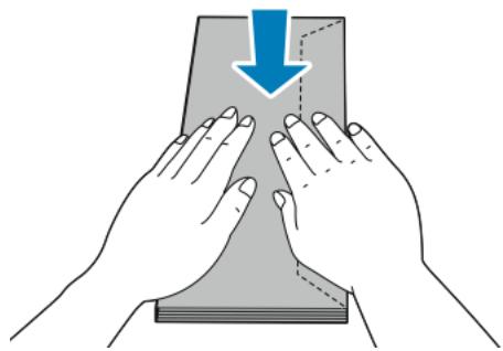 XEROX C9000V - Chargement d'enveloppés dans le départ manuel - 4