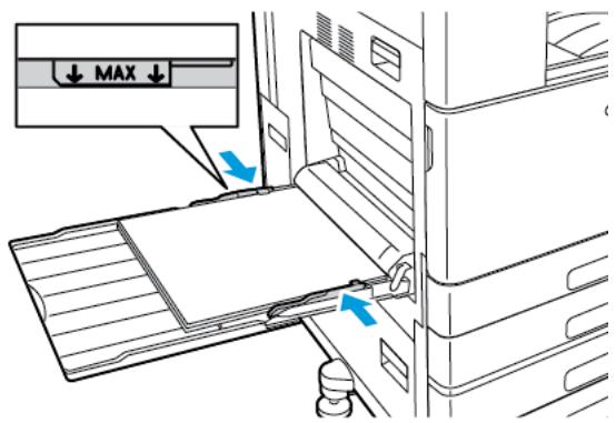 XEROX C9000V - Chargement du papier dans le département manuel - 13