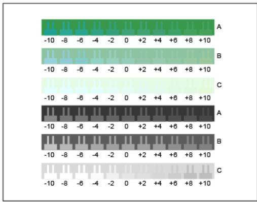 XEROX C9000V - Calibrage de la densité des couleurs - 3