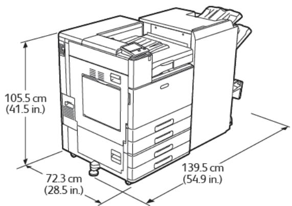 XEROX C9000V - Modèle de base avec module tandem et module de finition BR - 1