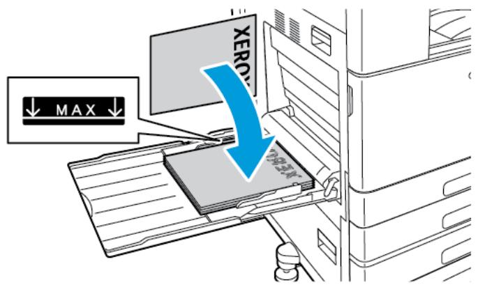 XEROX C9000V - Chargement du papier dans le département manuel - 10