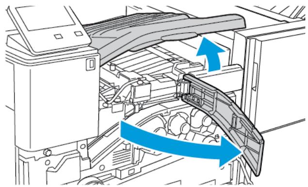 XEROX C9000V - Vidage du bac de récapitulation de la perceuse du module de finition office - 3