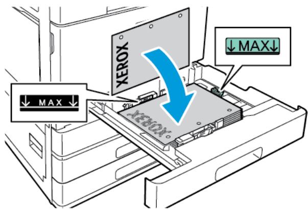 XEROX C9000V - Chargement du papier dans les magasins 1 à 4 - 6