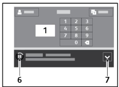XEROX C9000V - Panneau de commande - 2