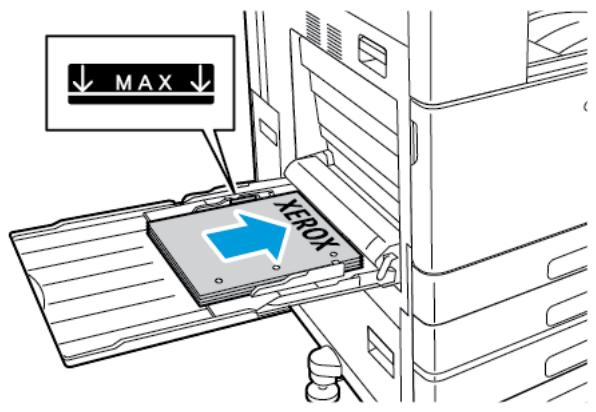XEROX C9000V - Chargement du papier dans le département manuel - 9