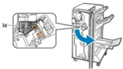 XEROX C9000V - Résolution des incidents papier dans la zone 3D du module de finition BR - 1