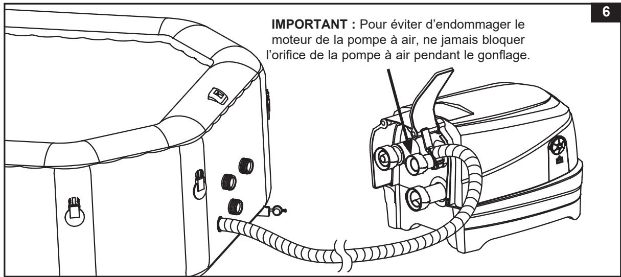 INTEX PURESPA CARBONE OCTOGONAL BULLES ET JETS - INSTRUCTIONS DE MONTAGE (suite) - 2