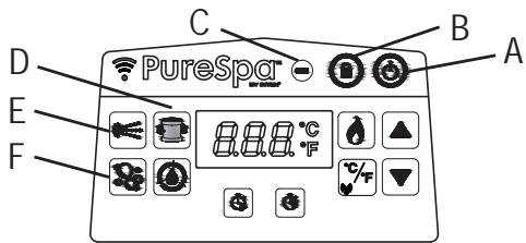 INTEX PURESPA CARBONE OCTOGONAL BULLES ET JETS - PANNEAU DE CONTRÔLÉ DU SPA - 1