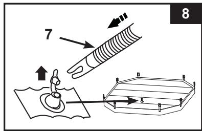 INTEX PURESPA CARBONE OCTOGONAL BULLES ET JETS - Gonfler la partie gonflable de la couverture du spa - 1