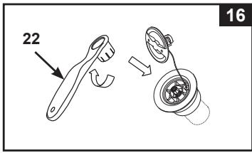 INTEX PURESPA CARBONE OCTOGONAL BULLES ET JETS - Fixation de la valve du spa - 1
