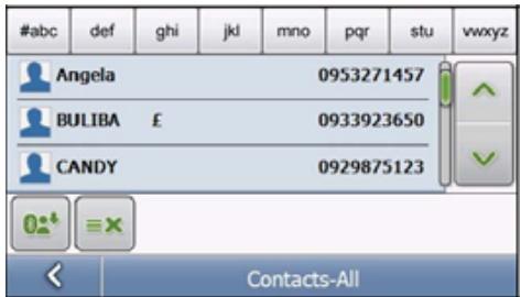 MIO MOOV 200 GPS - How can I make a phone call to a contact? - 2